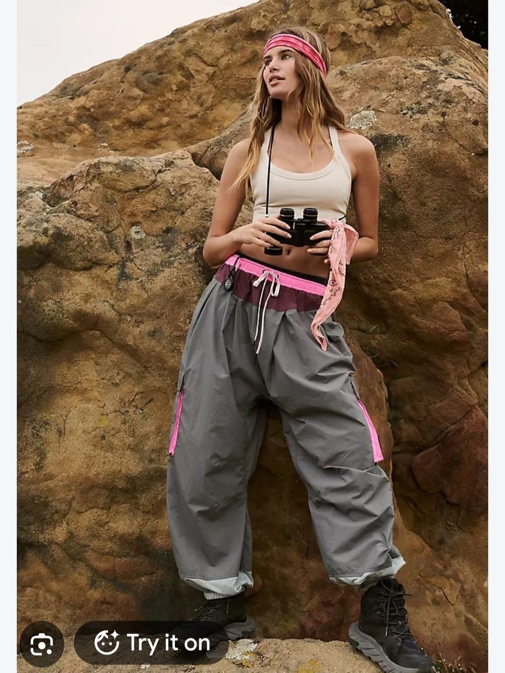 Free People Movement "Spring Forward" Track Pants.